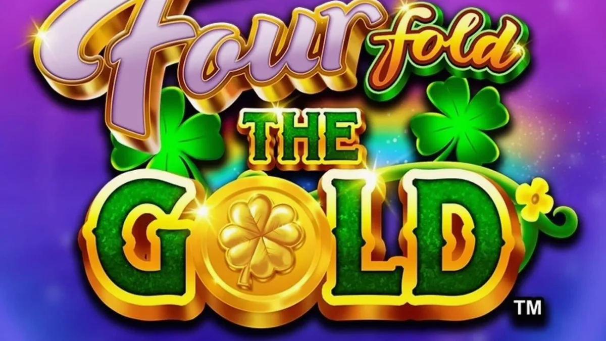 Interface do slot Fourfold the Gold com tema espacial e irlandês